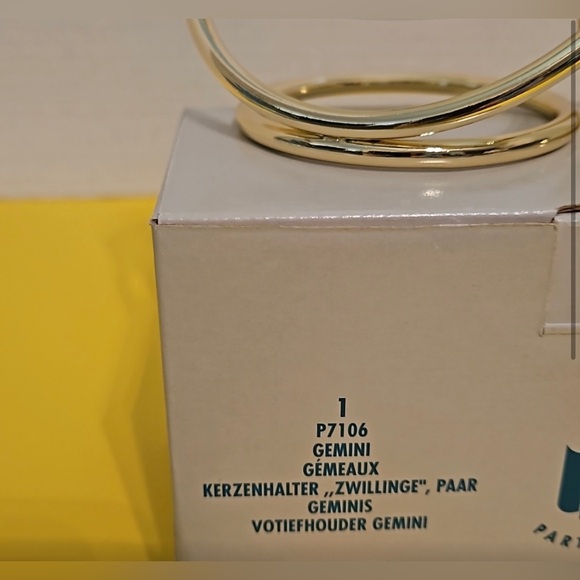 Hostess Pick 🥳💥 New with Tags Vintage PartyLite Gold and White Candle Holders - Picture 5 of 5